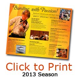 Click to print 2013 Season Brochure